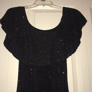 Off the Shoulder Sparkly Dress